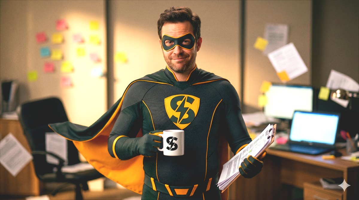 Sidekick character ready to help